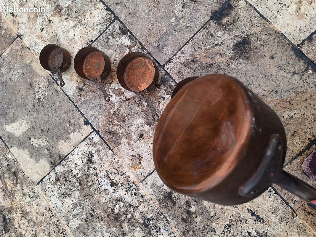 Casseroles en cuivre (image 1)