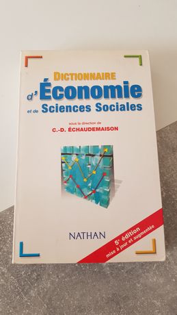 Dictionnaire economie et sciences sociales
