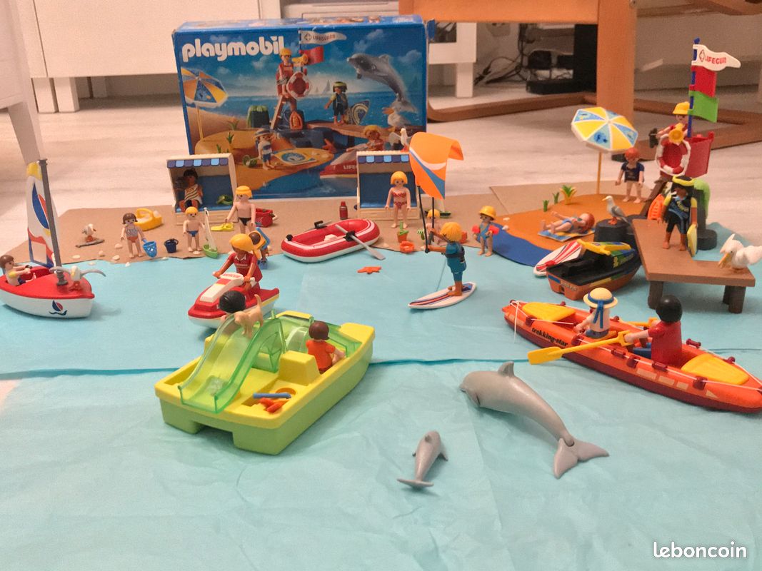 Jouet Playmobil: plage surveillée (image 1)