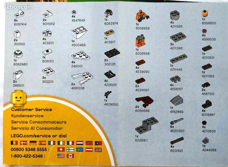 Rare  Lego Star Wars 75032 - complet - très bon état (image 3)