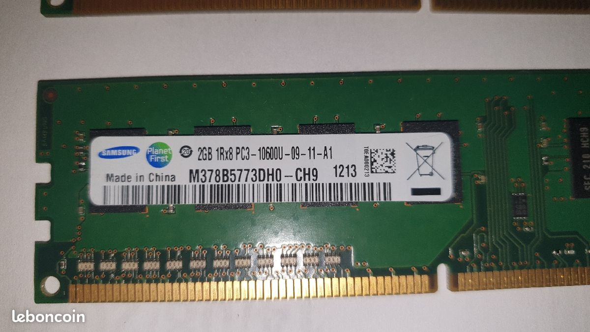 Barrette ram ddr3 4gb (image 2)