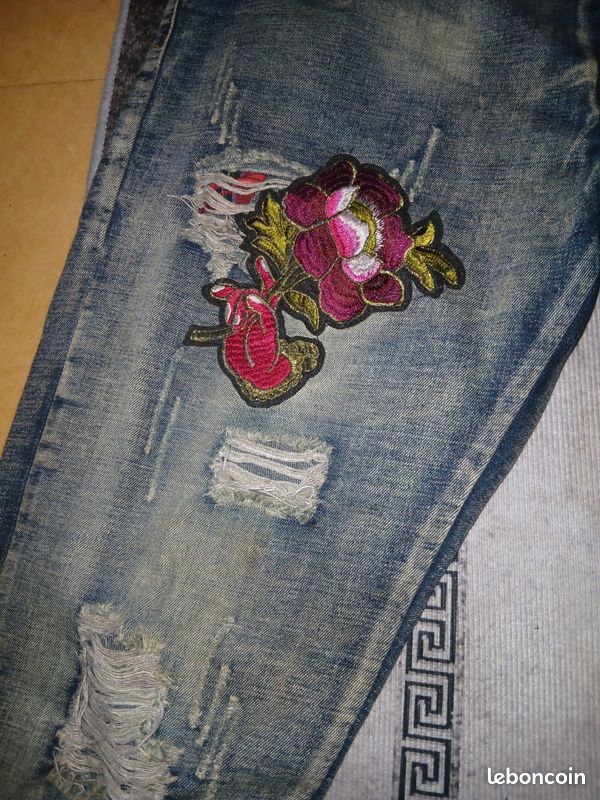 Jeans brodé cobra (image 5)