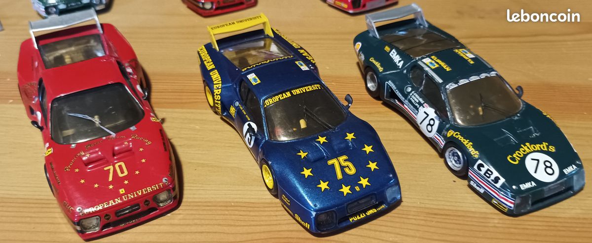 Lot de 6 miniatures 512 BB LM Ferrai 1/43 AMR Tron BAM (image 9)