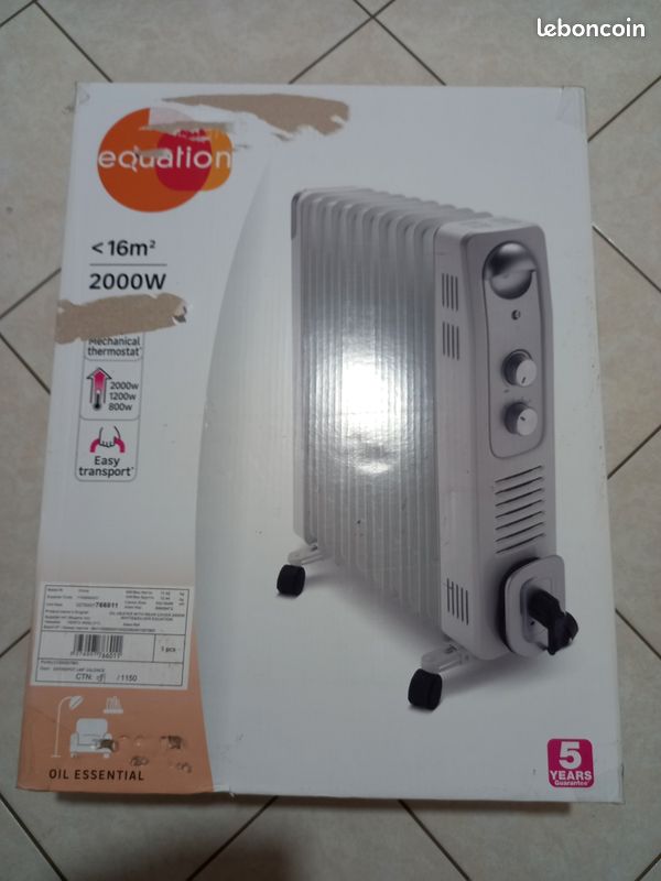 Radiateur électrique à bain d'huile roulant (image 3)