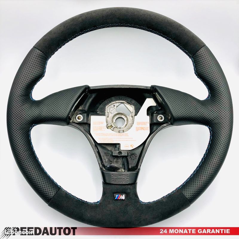 Volant Cuir/alcantara Pour BMW Série 5 E34 - Neuf, Personnalisé - Garantie 2 Ans - Allemagne