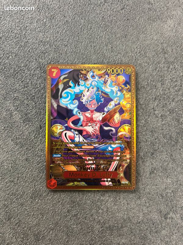 Monkey.D.Luffy (ST31-004) SP Gold OP17 "Les Guerriers Les Plus Puissants Au Monde" 4th Anniversary / FR (image 1)