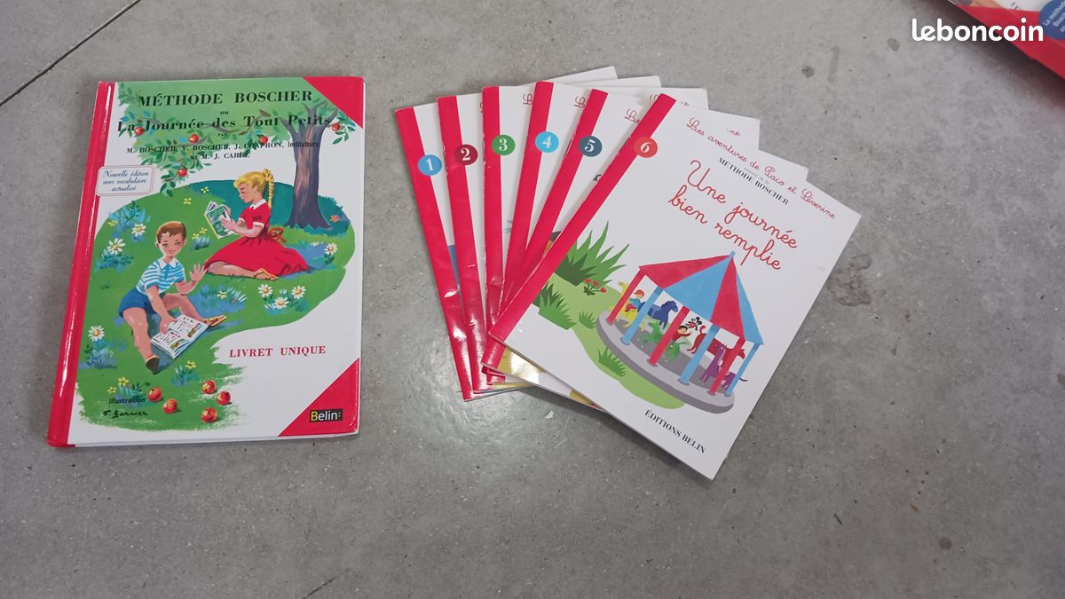 Livres méthodes livret boscher la journée des tout petits et 6 livres Boscher (image 1)