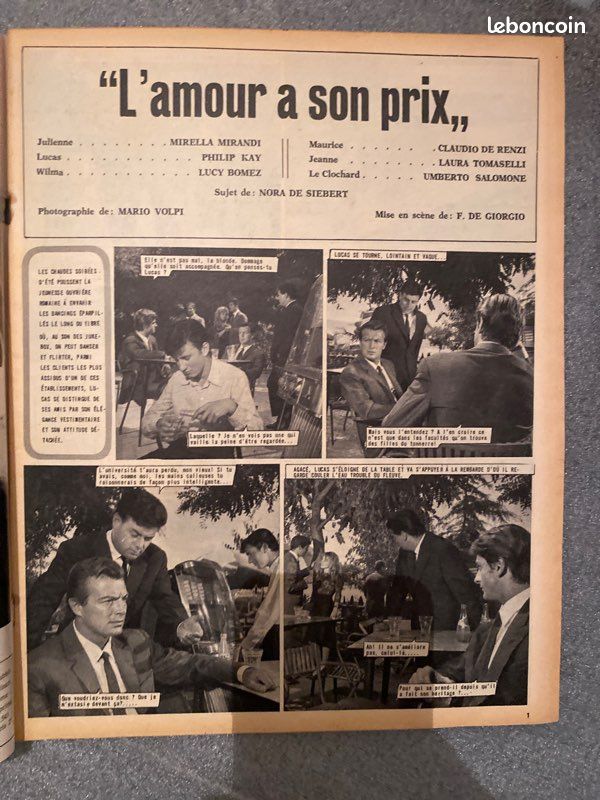 5 premiers numéros du photoroman « Violette » - 1964 (image 12)