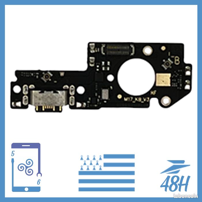 Connecteur De Charge Pour Xiaomi Redmi Note 12 5G - Neuf, Compatible Universel