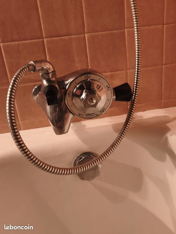 Mitigeur thermostaté bain et douche vintage (image 5)