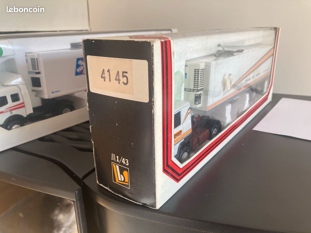 Camion Renault R Eligor 1/43 – Remorque Frigorifique Rentco – Pub Central