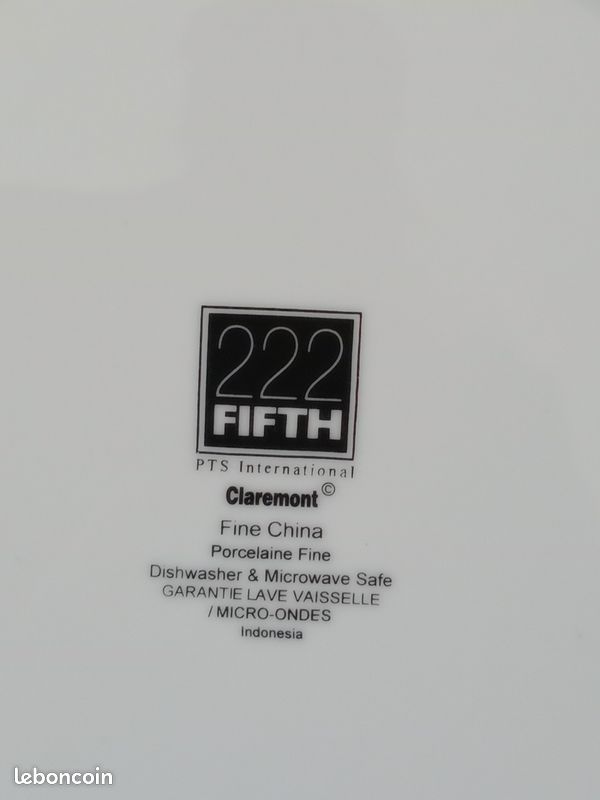 4 assiettes Fifth 22 mod. Claremont ∅ 30,9 PAS D'ENVOI (image 5)