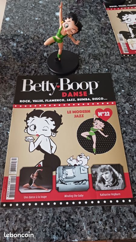Figurine Collection Hachette Betty Boop – N°21 'Danse Le Paso-Doble' – Résine – Neuf – Déco Pin-Up