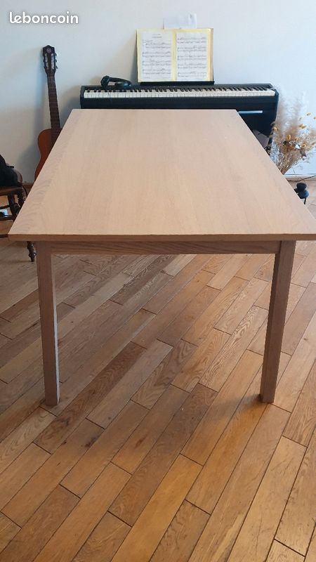 Table a manger ikea extensible en chêne (image 1)