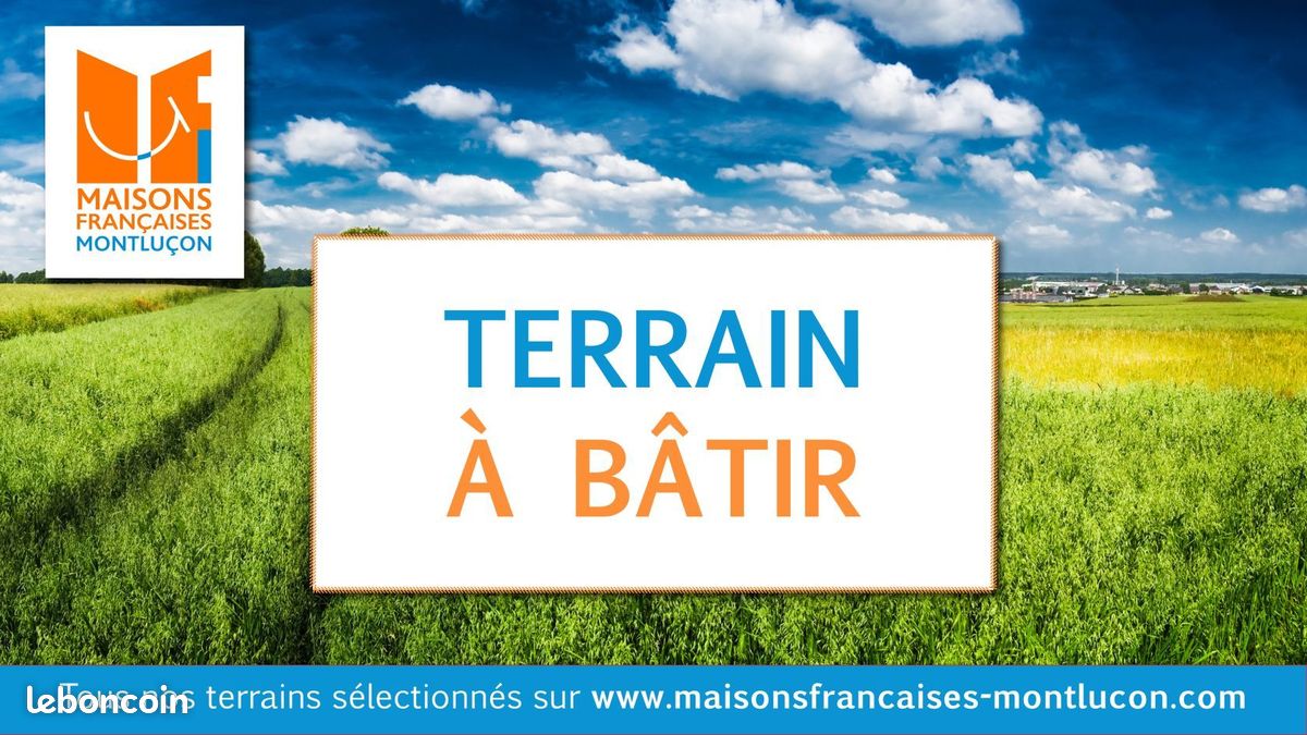 Terrain à bâtir de 633 m² à DESERTINES (03) · à Désertines · 28 485 €