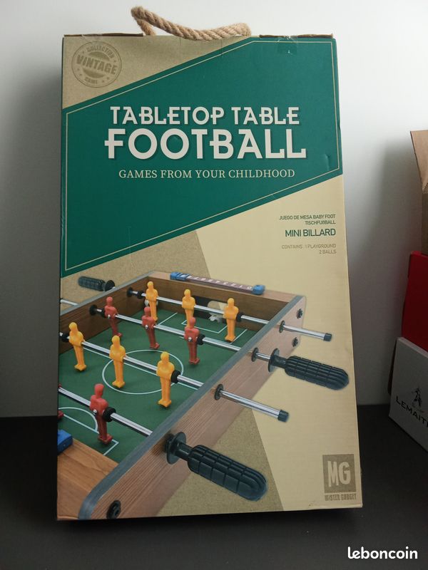 Mini baby‑foot de table – Mister Gadget – Tabletop football – Compact & portable (image 3)