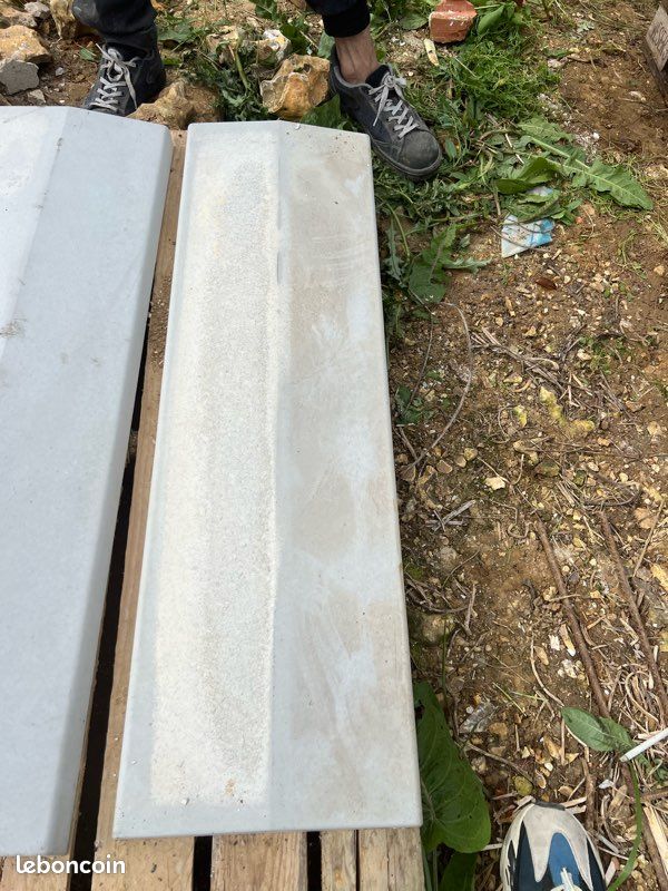 Chaperon de mur en béton (image 1)