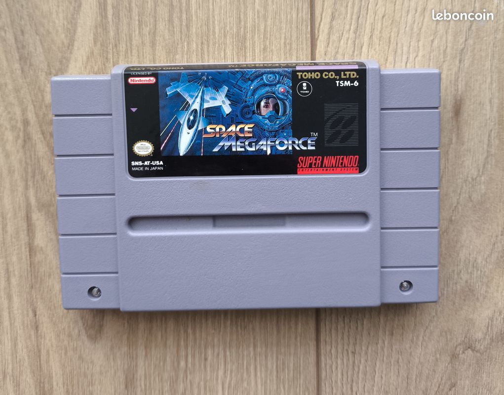 Jeu Super Nintendo (SNES) rare - Space Megaforce (US) - Excellent état - vraie cartouche (image 1)