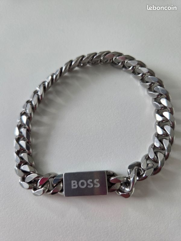 Bracelet BOSS chaîne en acier (image 1)