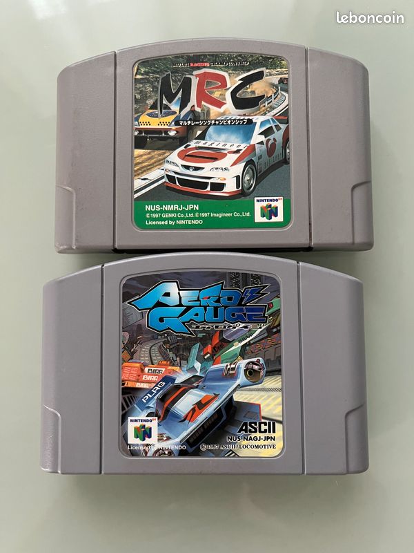 Console Nintendo 64 Noir Jap + 2 jeux + Jumper Pack - en boite (image 7)