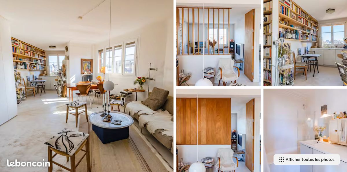 Appartement 3 pièces 58 m² · à Paris · 58 m² · 2 100 €/mois