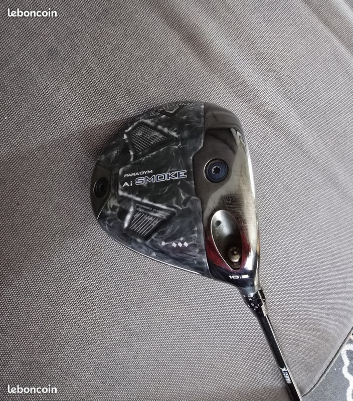 Tête De Driver Callaway Paradym Triple Diamond AI SMOKE 8 Degrés - Droitier, Poids Supplémentaire 10g