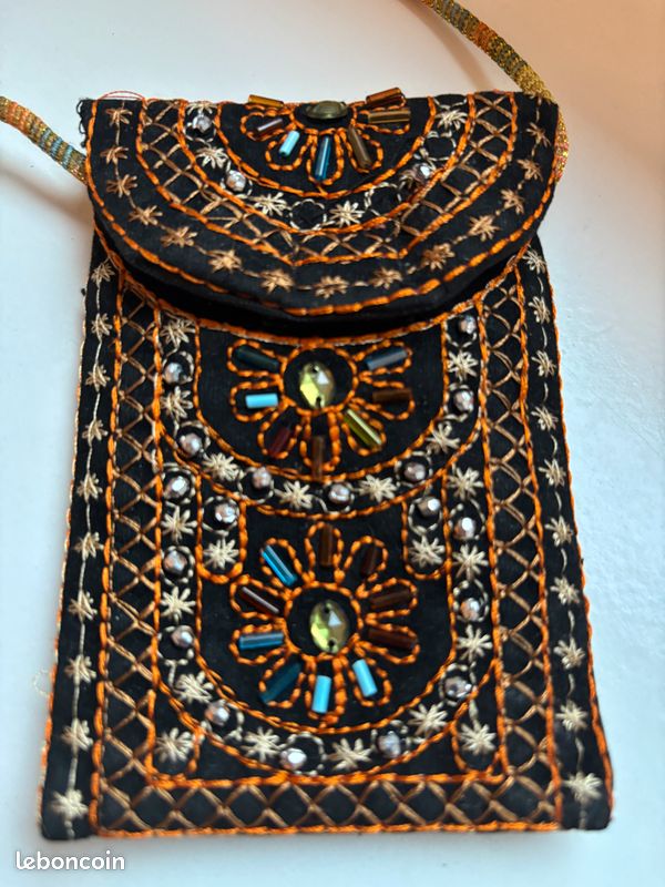 Pochette porte-monnaie faite main Thaïlande (image 2)