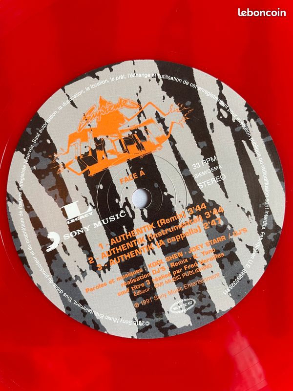 NTM Authentik maxi 45 tours Legacy vinyle rouge (image 4)