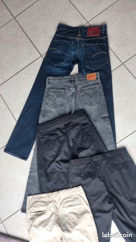 Pantalons homme taille 40 (image 3)