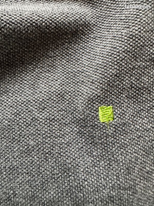 Polo Hugo Boss - Regular fit - XXL - Manches longues - Gris motifs vert (image 11)