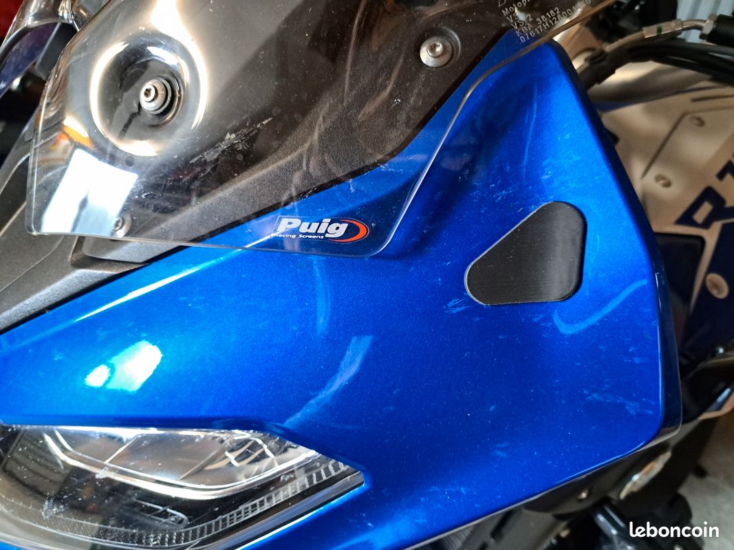 Bouchon De Trou De Rétroviseur Pour BMW F900R 2020-2024 - Aluminium Anodisé Bleu - Filetage M10
