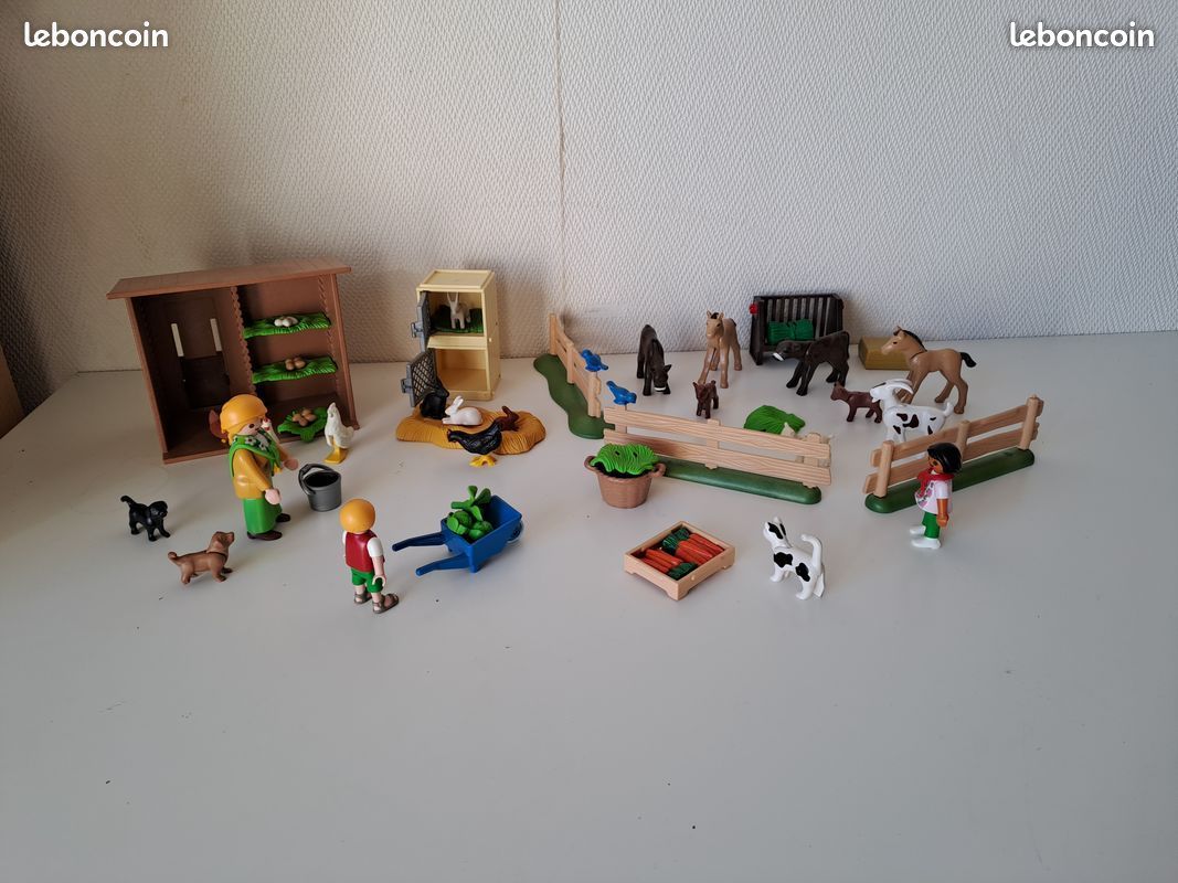 Playmobil divers lots ( , poney, lapins , savane, tracteur; animaux de la ferme) (image 4)
