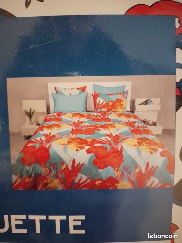 Parure De Lit Sincère 100% Coton – Housse De Couette 240x220 + 2 Taies D'oreiller