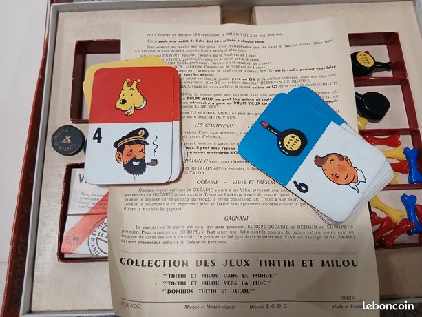 Ancien jeu tintin et milou dans le monde - Collection Ancien jeu tintin et milou dans le monde - Collection