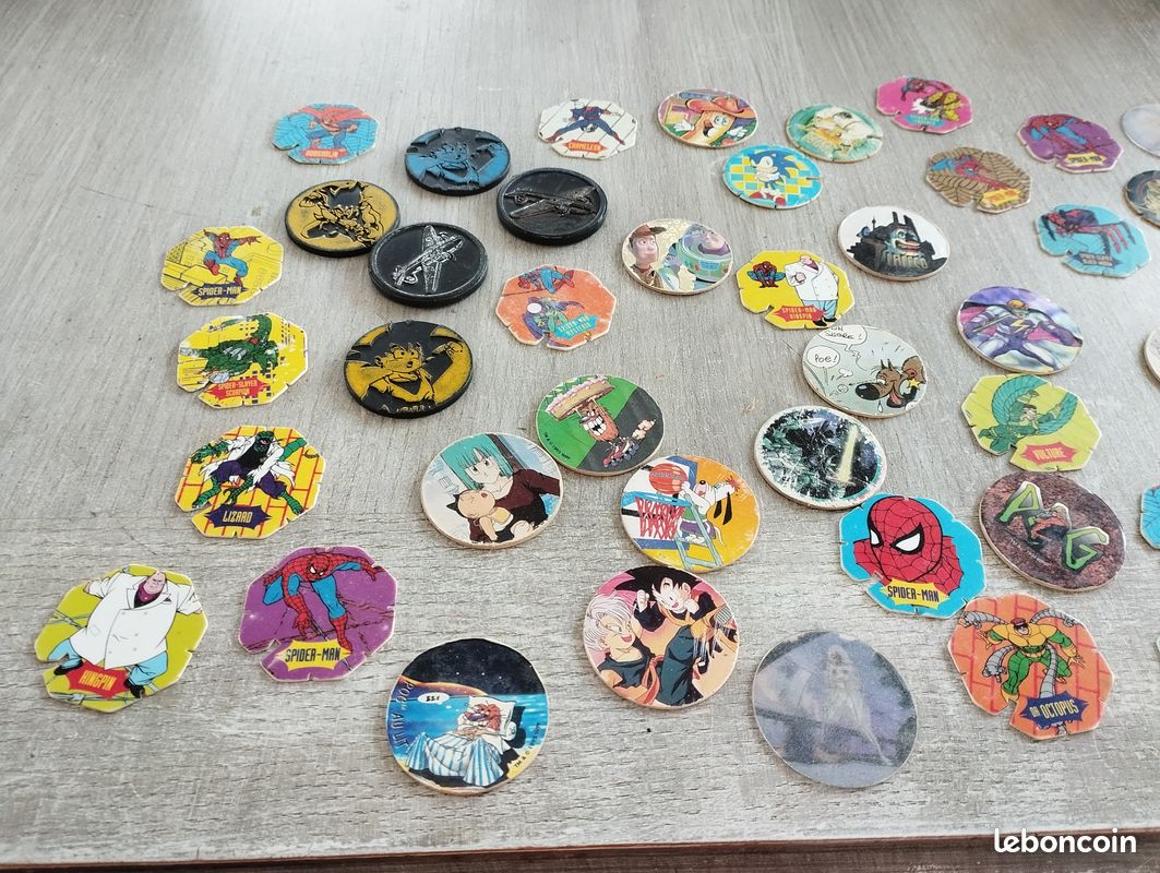 Lot De POGs Et Kinis Ancienne Génération - Collection Vintage (occasion)