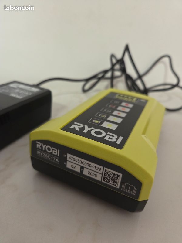 Chargeur Ryobi 36V neuf maxi power (image 2)