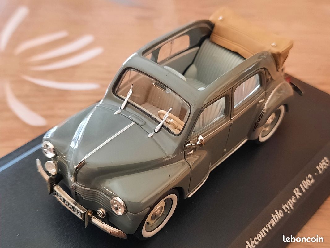 Renault 4cv berline decouvrable type r 1062 de 1953 - 1/43 (image 1)