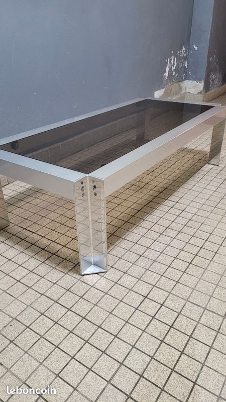Table basse vintage Georges Frydman (image 4)