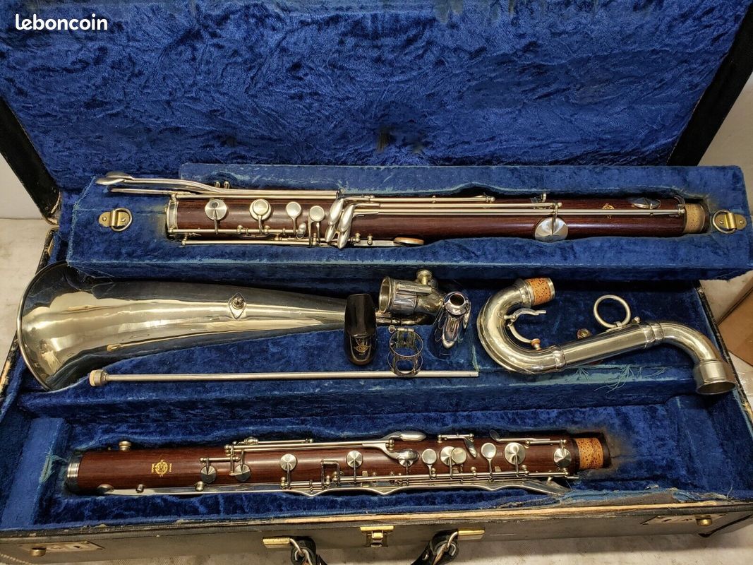 Superbe clarinette contrebasse en palissandre Selmer Paris (image 1)