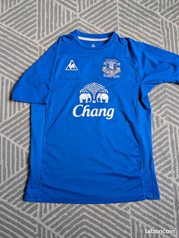 Everton Home Maillot de foot 2013 - 2014. Sponsored by Chang