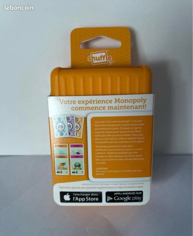 Shuffle Monopoly Junior Neuf Monopoly deal au Format Shuffle Go (image 2)