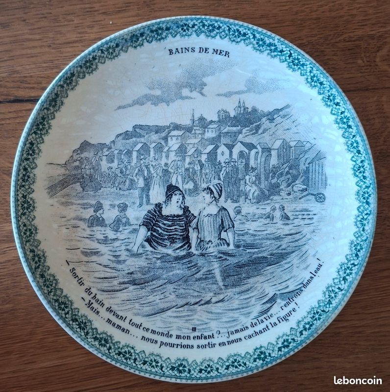 8 assiettes parlantes (Bains de Mer) (image 6)