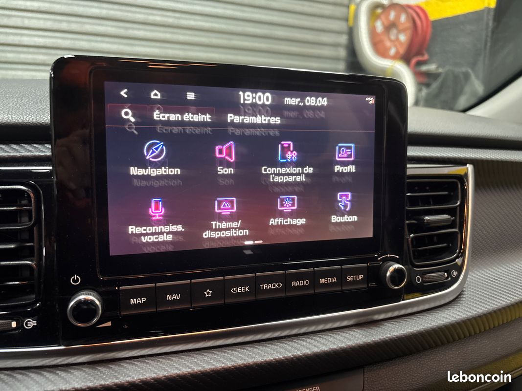 KIA Rio 1.0 T-GDI 120 cv MHEV GT-Line premium DTC7 1ere mains origine France (image 9)