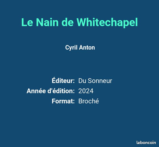 Le Nain de Whitechapel - Cyril Anton (image 2)