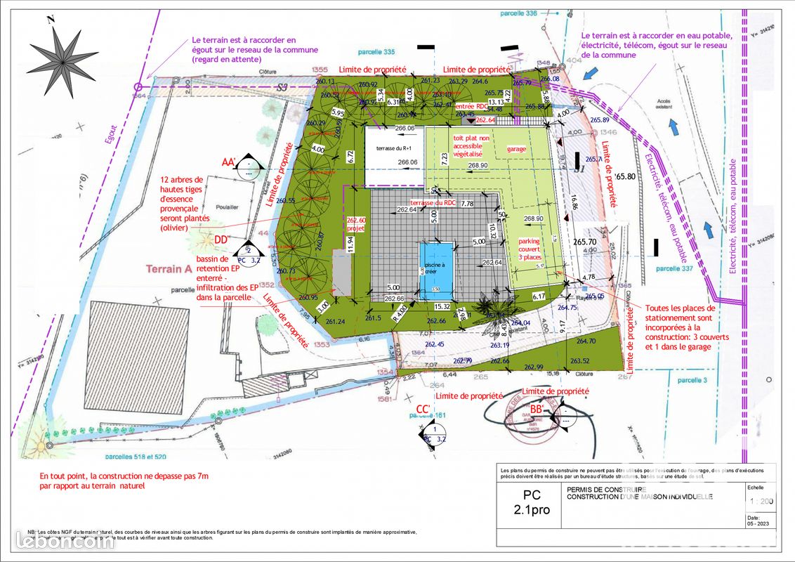 Terrain 1450 m² · à Fuveau · 1 450 m² · 485 000 €