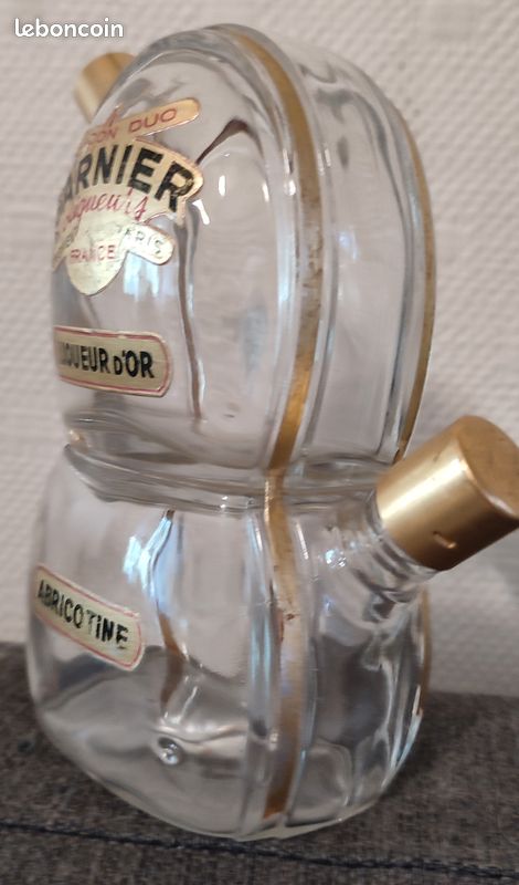 Flacon duo liqueur Garnier vintage (image 2)