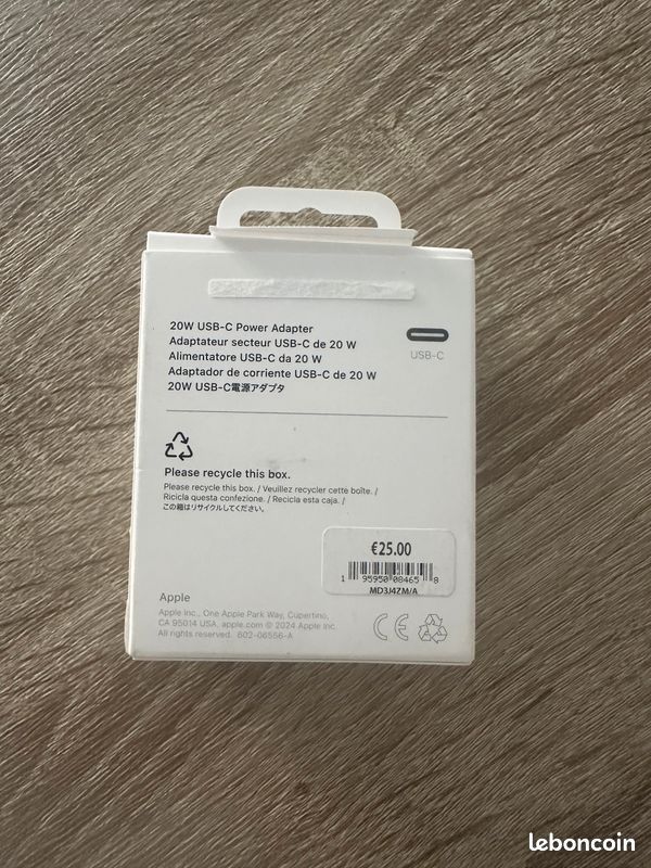 Chargeur/ adaptateur secteur USB-C (image 3)