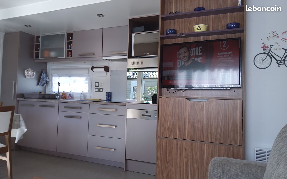 Loue mobil home 3 chambres climatisé très grand confort (image 1)