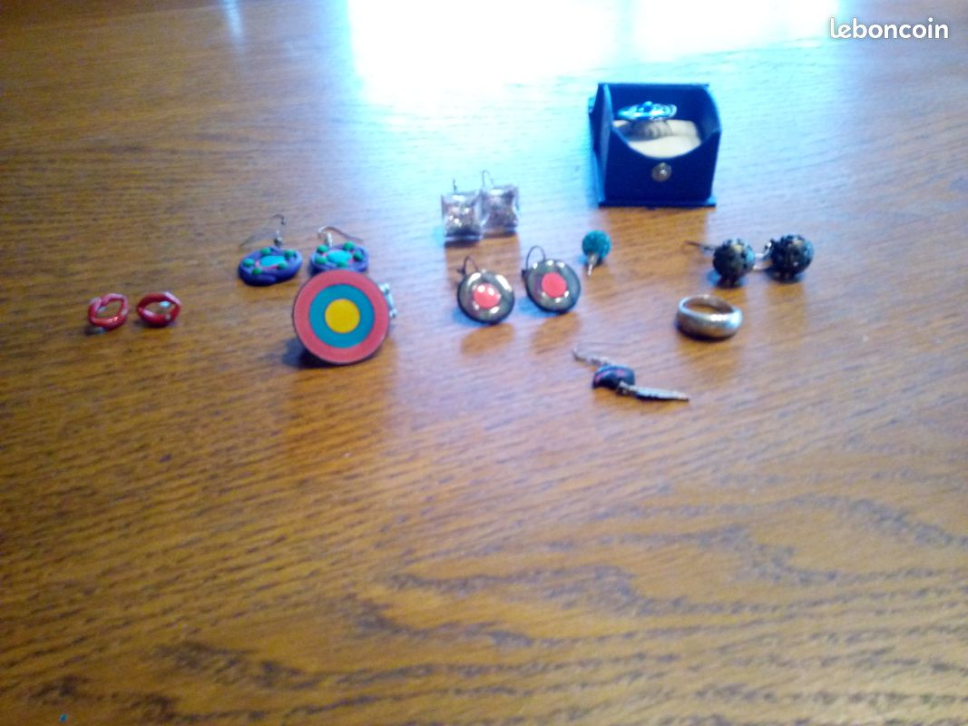 Boucles d'oreilles et bagues (image 2)