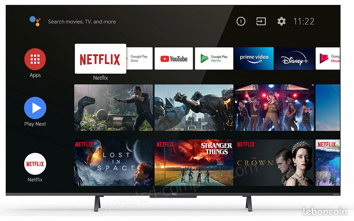 Télé TCL 139 cm (55") 4K Android (image 1)